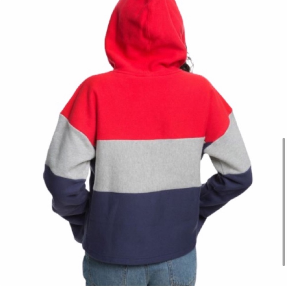 Champion Reverse Weave Colorblock Crop Hoodie Siz… - image 4